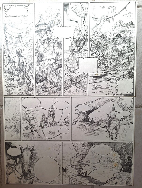 Planche Nogard par Afif Ben Hamida - Planche originale