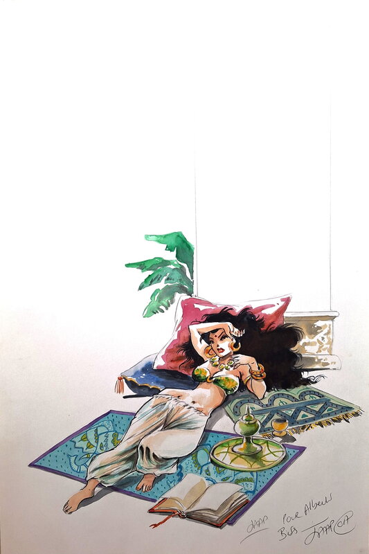 Jaap De Boer, Couverture du tarot l'oracle interdit de Shaerazade - Original Cover