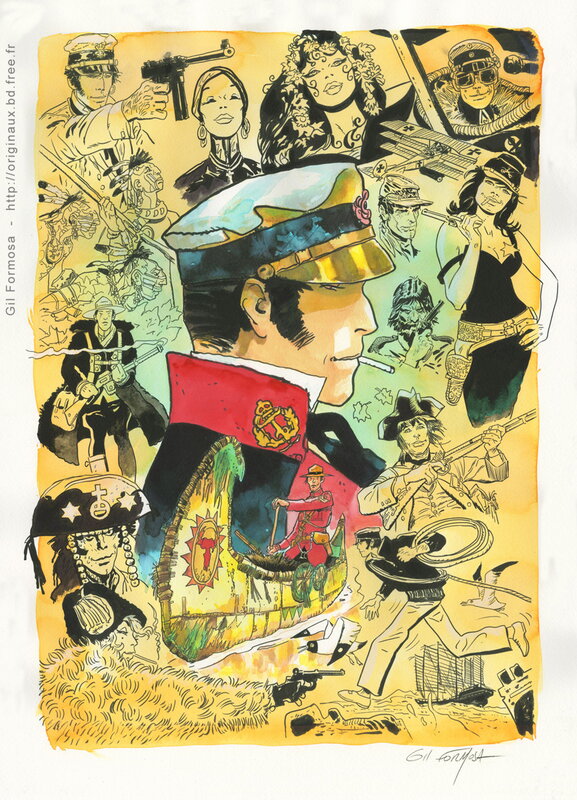 Corto MALTESE & Cie by Gil Formosa, Hugo Pratt - Comic Strip