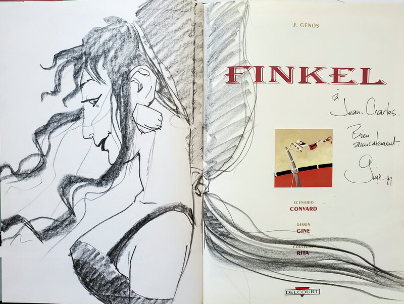 FINKEL   T1 GENOS par Gine - Dédicace