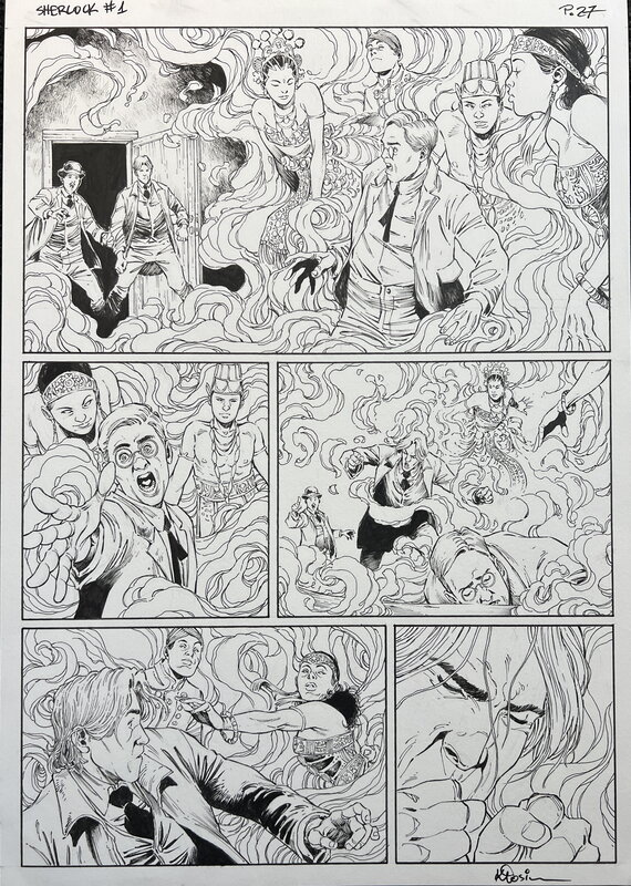 Przemyslaw Klosin, Sherlock Holmes page 27 - Planche originale