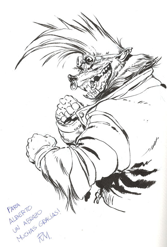 Raúl Moreno, Dedicatoria Artbook #2 Omoniky - Dédicace