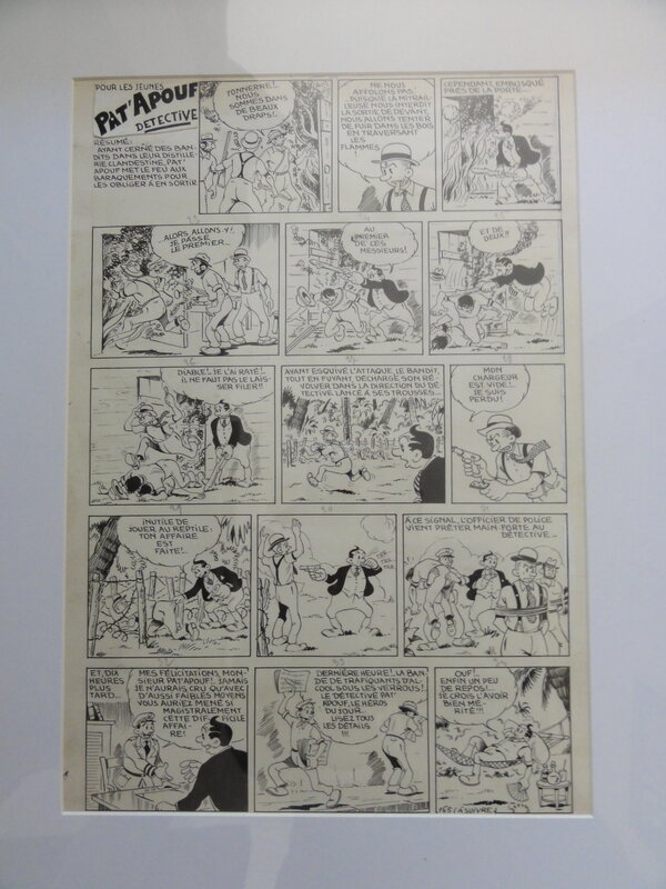 Gervy, Pat'apouf aux Antipodes - Planche originale