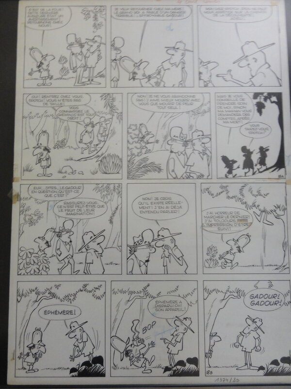 Max l'Explorateur par Guy Bara - Planche originale