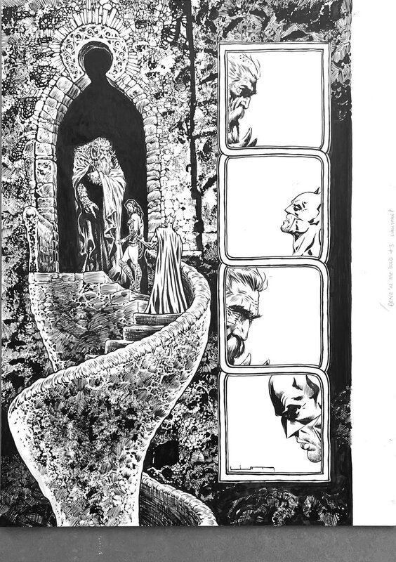 En vente - Liam Sharp, Brave on the Bold #3 - Planche originale