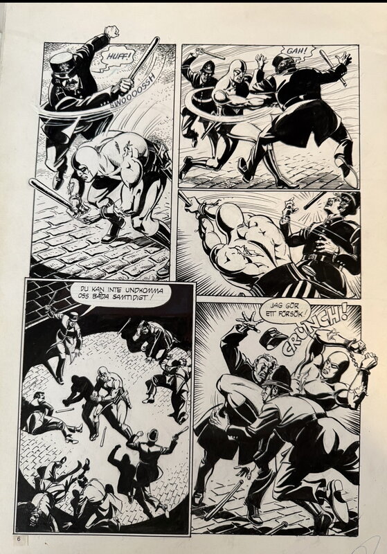 César Spadari, The London Underground Murders, Part 1: Cutbush - Planche originale