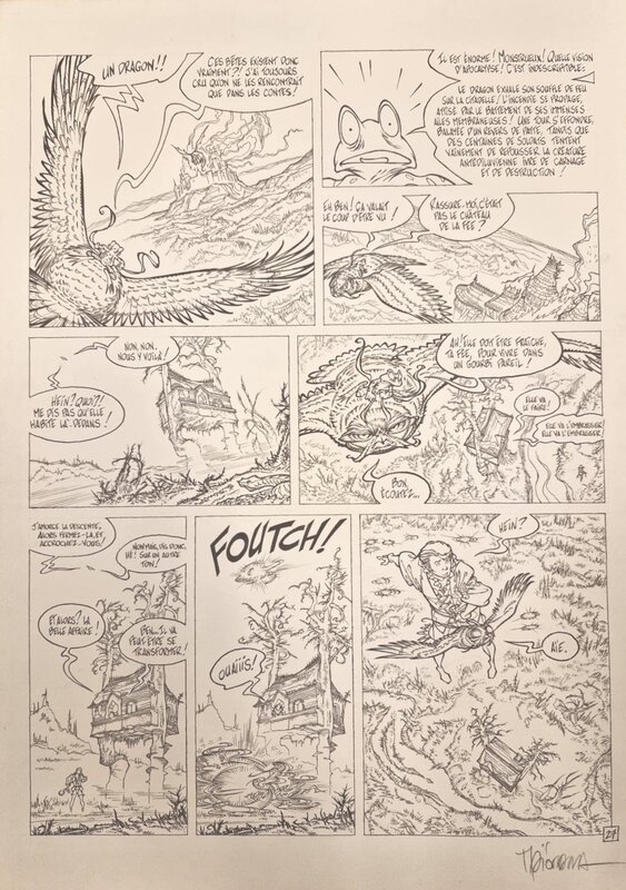 En vente - Maïorana - Garulfo - Planche originale