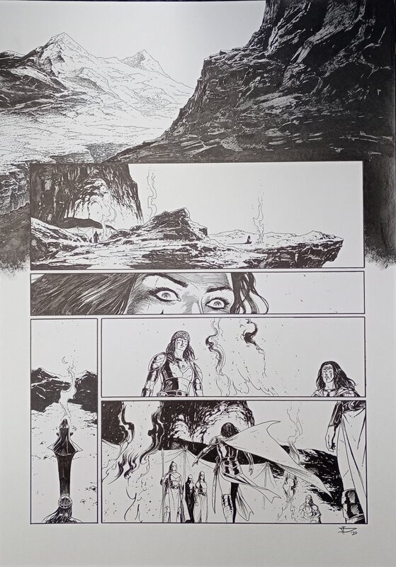 Paunovic - Les Reines de sang - Planche originale