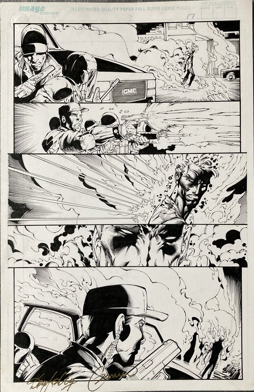 En vente - Rising Stars #3 p17 par Christian Zanier, Joseph Michael Straczynski, John Livesay - Planche originale