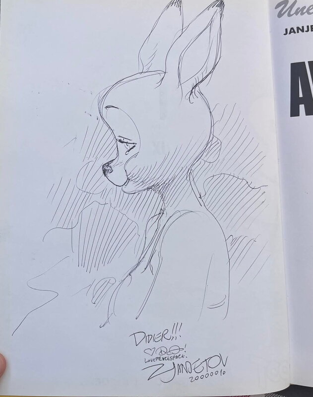 Avant l incal par Zoran Janjetov - Dédicace