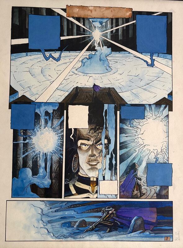Olivier Ledroit, Planche originale Chroniques de la Lune Noire - Planche originale