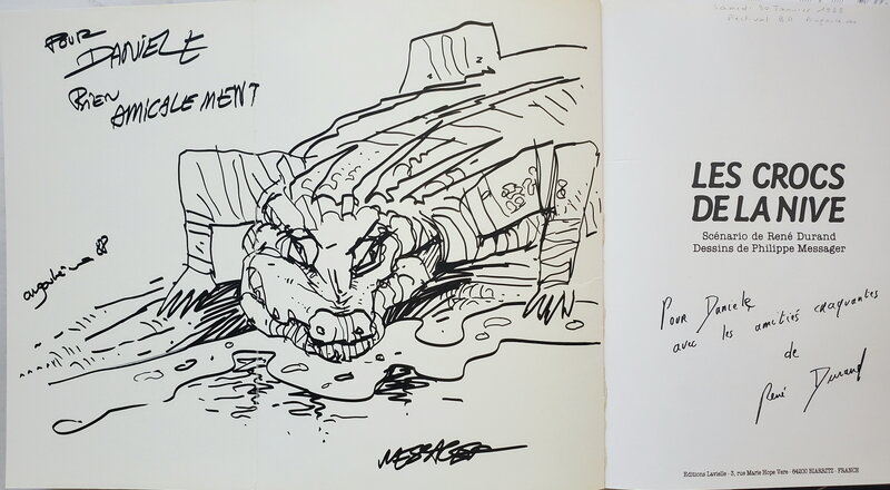 Philippe Messager, René Durand, LES CROCS DE LA NIVE - Sketch