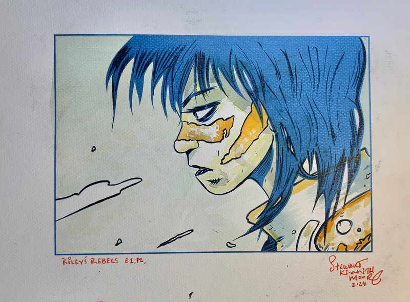 Stewart Kenneth Moore, Riley’s Rebels. Episode 1, Panel 2 - Planche originale