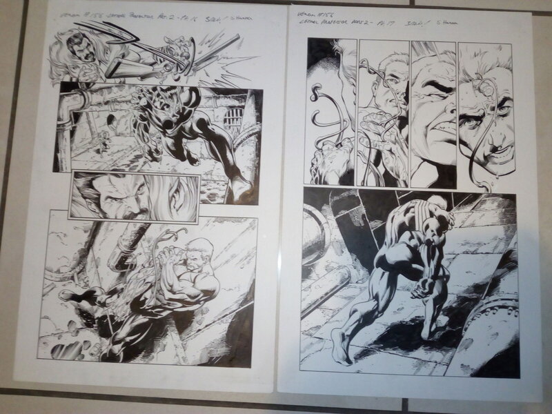 For sale - Venom 156 pgs 11-12 / mark bagley - Comic Strip