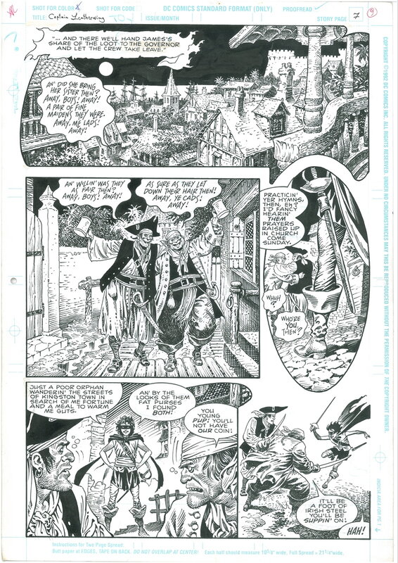 Enrique Alcatena, Detective Comic Annual #7 pg.9 - Planche originale