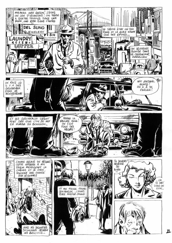 For sale - Serge Carrère, Hot Caribbean Rainbow planche 22 - Comic Strip