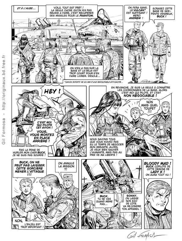 Buck DANNY T58 P26 par Gil Formosa - Planche originale