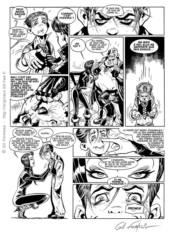 Gil Formosa, Double GAUCHE T1 P39 - Planche originale