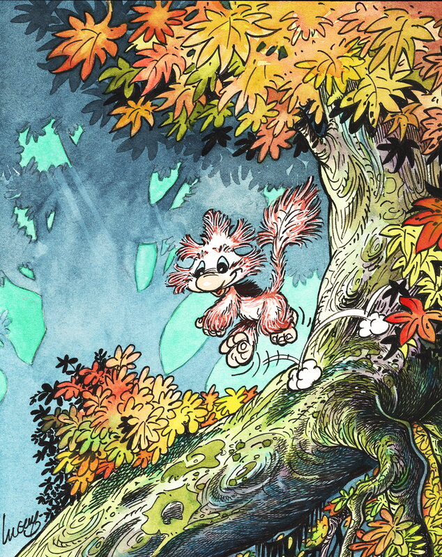 En vente - Guimly Gambade par Philippe Luguy - Illustration originale