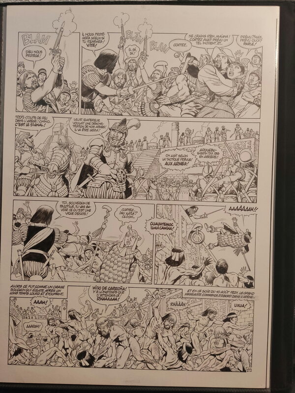 En vente - Quetzalcoatl par Jean-Yves Mitton - Planche originale
