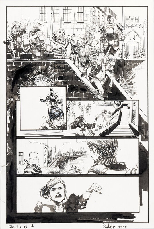 Sean Murphy, Grant Morrison, Joe the barbarian (Joe, l’aventure intérieure) - Planche originale