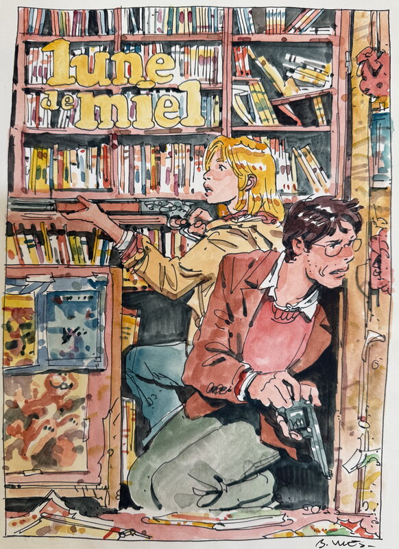 Bastien Vivès, Couverture de l'album LUNE DE MIEL 3 - Couverture originale