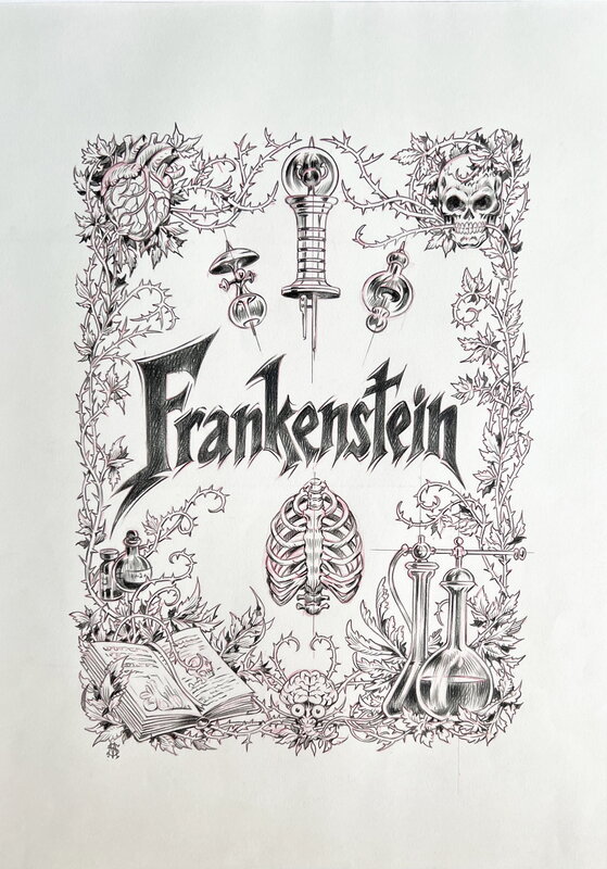 Frankenstein par Stan Manoukian - Couverture originale