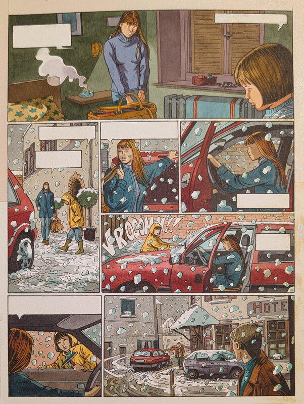 Dina Kathelyn, Viviane Nicaise, La vie en rose 2 - planche 30 - Mise en couleur