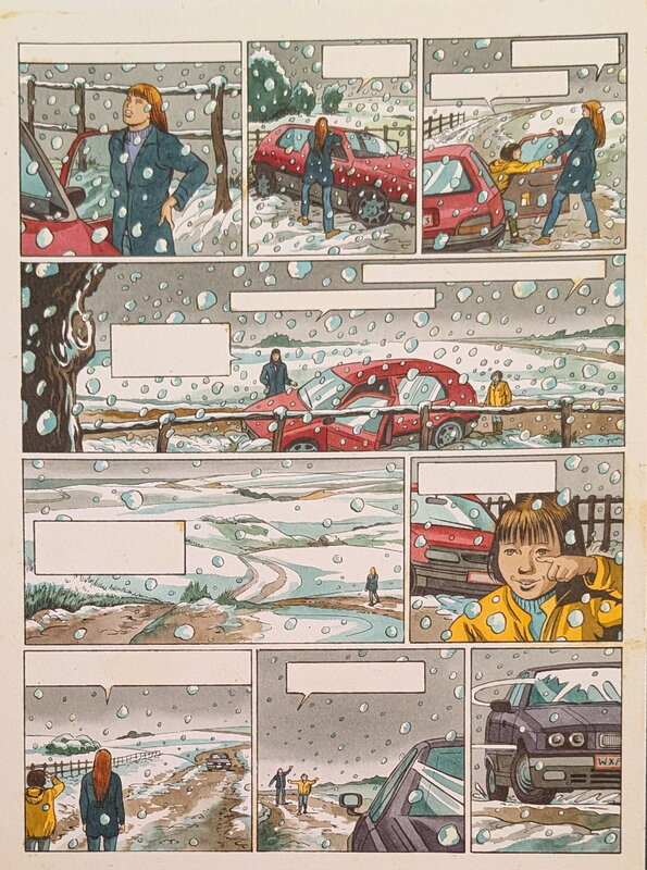 Dina Kathelyn, Viviane Nicaise, La vie en rose 2 - planche 32 - Mise en couleur
