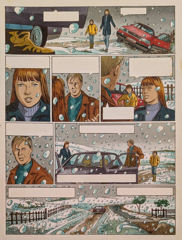 Dina Kathelyn, Viviane Nicaise, La vie en rose 2 - planche 33 - Mise en couleur