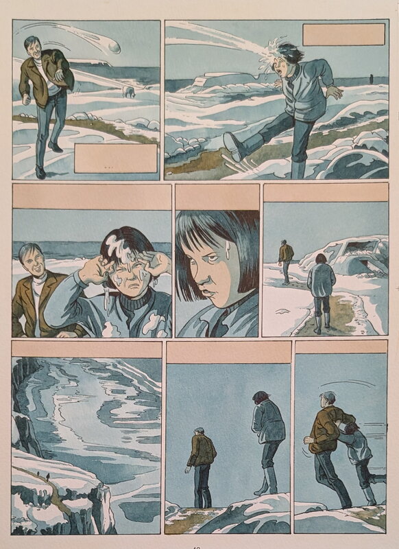 Dina Kathelyn, Viviane Nicaise, La vie en rose 2 - planche 38 - Color guide