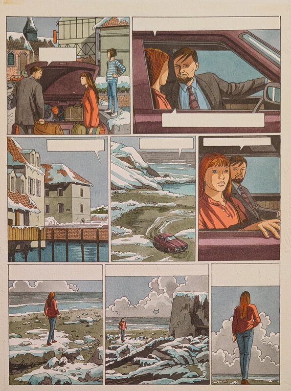 Dina Kathelyn, Viviane Nicaise, La vie en rose 2 - planche 45 - Mise en couleur