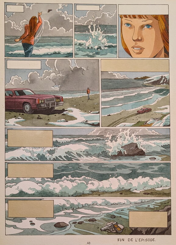 Dina Kathelyn, Viviane Nicaise, La vie en rose 2 - planche 46 - Color guide