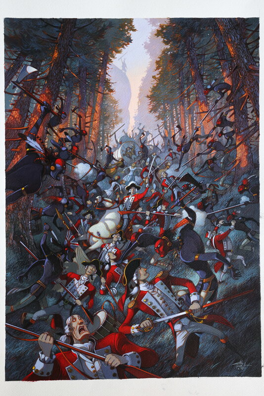 Frédéric Pillot, Le dernier des Mohicans - Illustration originale