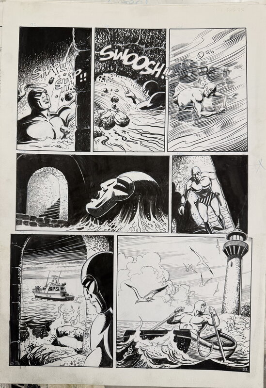 César Spadari, “Grinning Jack Treasure” The Phantom - Comic Strip