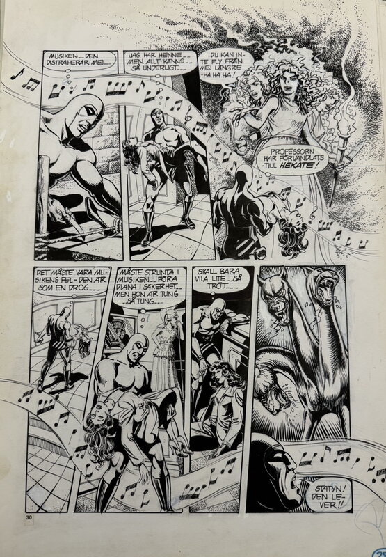 César Spadari, Lee Falk, “Homero’s Lyra” The Phantom - Comic Strip