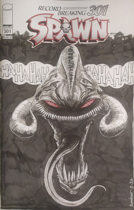 Violator/Spawn par Anicet - Couverture originale