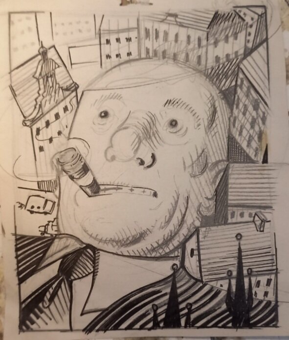 For sale - Gulliver by Stewart Kenneth Moore - Original art