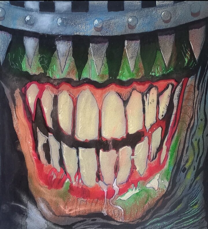 Stewart Kenneth Moore, Judge Death's Rictus Grin - Planche originale