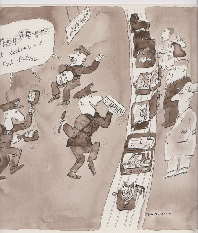 Fernando Puig Rosado, Rio de Janeiro... tout se dance ici. - Illustration originale