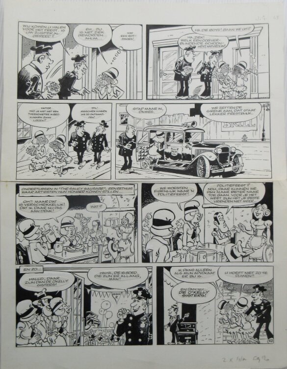 Johnny GOODBYE par Dino Attanasio, Martin Lodewijk - Planche originale