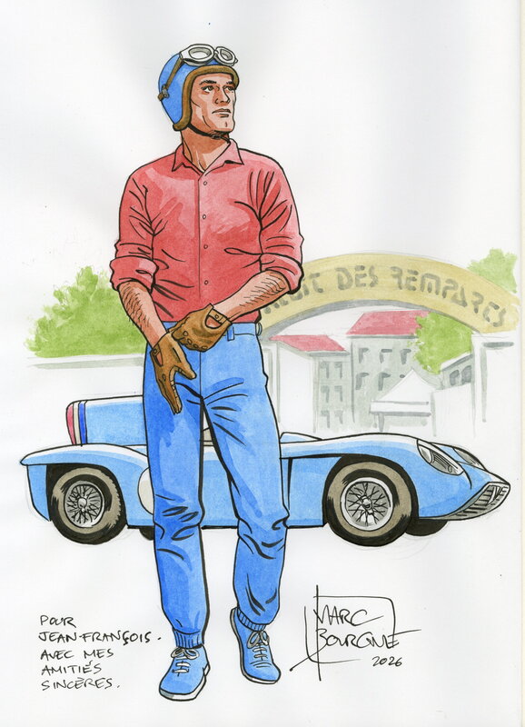 Michel Vaillant by Marc Bourgne - Sketch