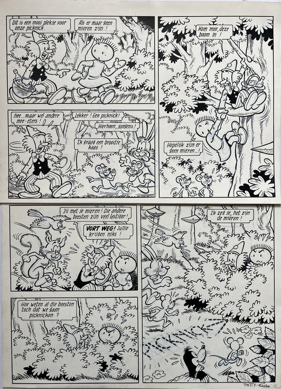 Eric De Rop, Schanulleke - mieren - Comic Strip