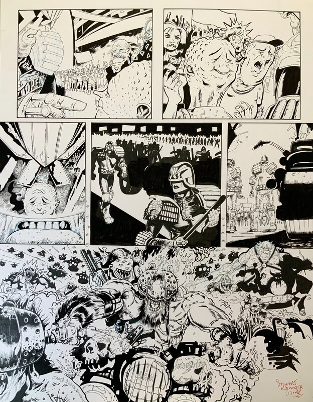 Stewart Kenneth Moore, Judge Dredd: THE UNREALISTS - Comic Strip