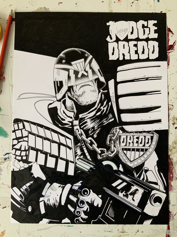 Stewart Kenneth Moore, Judge Dredd ‘Under the Shadow of Judgement’ - Couverture originale