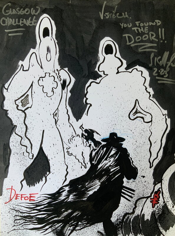 Stewart Kenneth Moore, Prelim for 2000AD Cover Prog 2155 - Comic Strip