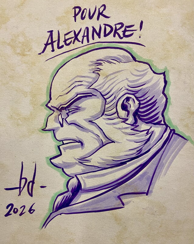 Benoît Dahan, Dans la tête de Sherlock Holmes T1 - Dédicace