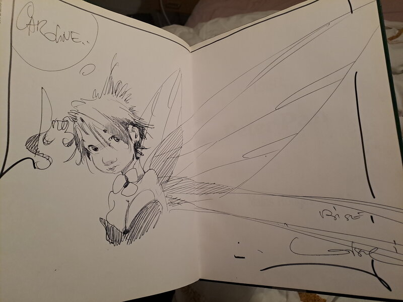 Loisel dedicace - Planche originale