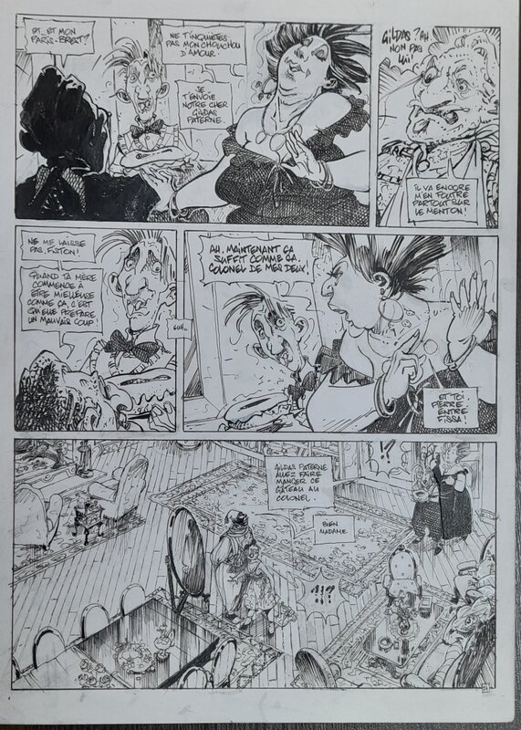 Régis Loisel, La dernière maison avant la forêt - Planche originale