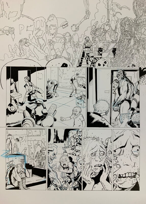 Stewart Kenneth Moore, The Unrealists Page 1 - Planche originale